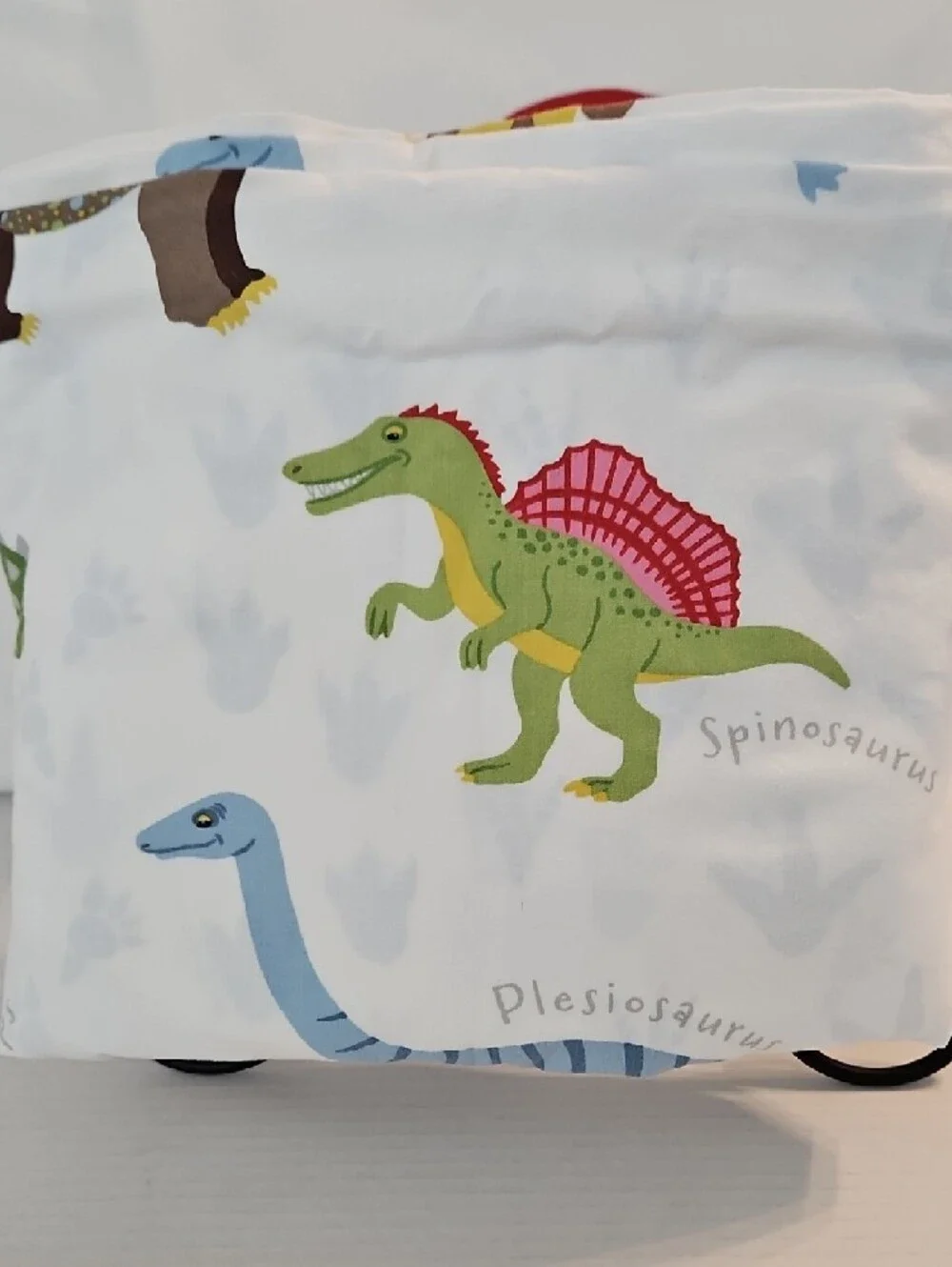 IKEA Jattelik Multicolor Dinosaur Tyrannosaurus Rex Twin Duvet Sham Set